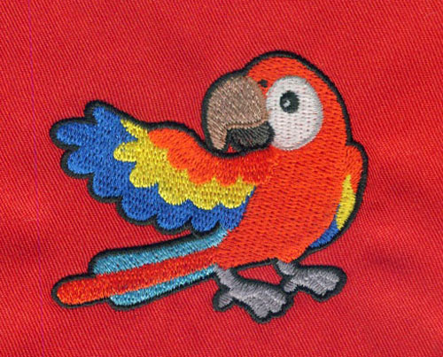 bird embroidery digitizing design